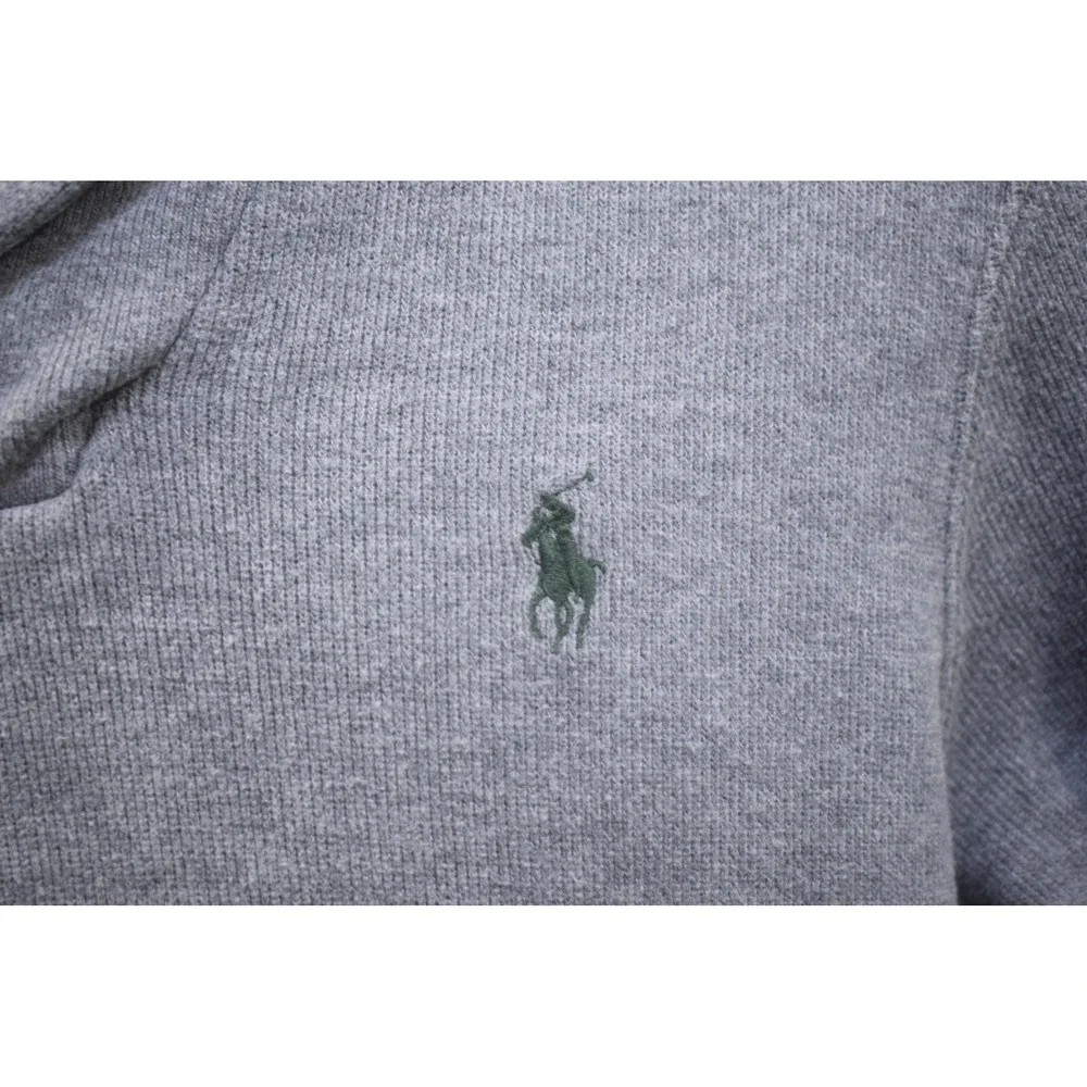 Polo Ralph Lauren Cowl Neck Sweater‎ Gray Long Sleeve Pullover Mens Size Small